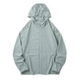 thumbnail image 2 of Styesk Chemises pour Hommes Couleur Unie Décontractée Anti-Soleil Manches Raglan à Capuche, 2 of 6