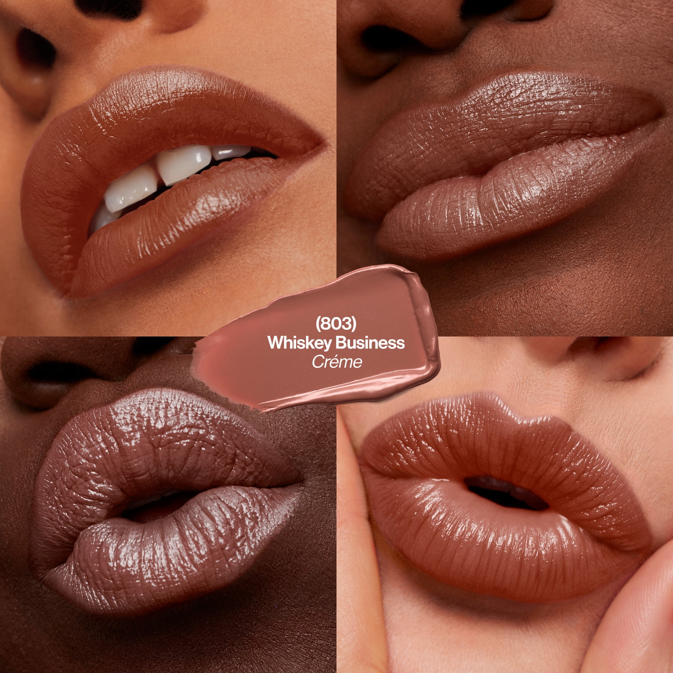 (2 pack) Revlon Super Lustrous Creme Lipstick, Creamy Formula, 803 Whiskey Business, 0.15 oz