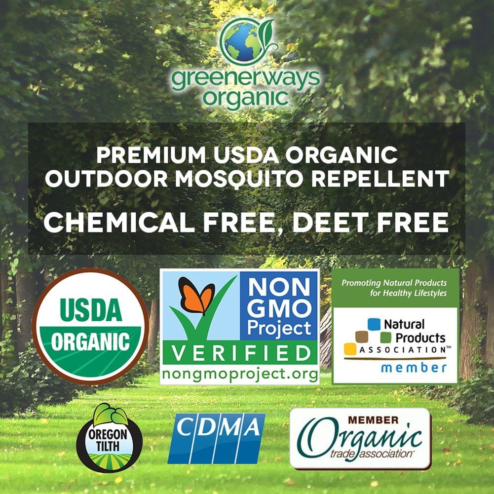Greenerways Organic Mosquito Repellent Zone Non Toxic Greenerways Organic Mosquito Repellent Zone Non Toxic Insect All Natural Outdoor Pest Control Bug Free 24 7 Up To 100 Ft