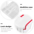 thumbnail image 3 of Shisuyan Carry Storage Box Tool Organizer Medication Organizer Multipurpose Lidded Storage Case, 3 of 8