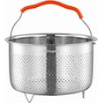 thumbnail image 1 of czcpp-Steamer Basket for Instant Pot 18/8 Stainless Steel Strainer Basket Pressure Cooker Accessories (6L), 1 of 4