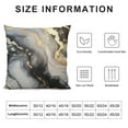 thumbnail image 5 of Nawypu  Black and Gold Marble Throw Pillow Covers Decorative Black Grey Abstract Pillow Cases Cushion Covers for Sofa Couch Car Bedroom Home Decor, 5 of 5