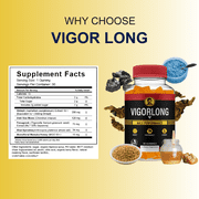 (2 Pack) VigorLong Performance Gummies, Vigor Long Max Support (2 Month Supply)