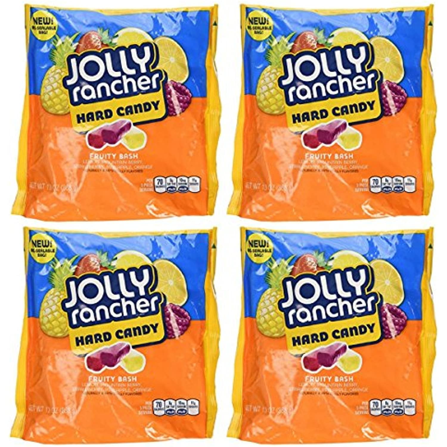 Jolly Rancher Hard Candy, Fruity Bash, 13 Oz (4 Pack)