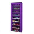 thumbnail image 3 of Zimtown 10 Tiers Shoe Rack with Dustproof Cover Closet Shoe Storage Cabinet Organizer, 3 of 11