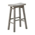 thumbnail image 6 of Boraam Sonoma 29-Inch Bar Height Backless Saddle Wood Bar Stool, Storm Grey Wire-Brush Finish, 6 of 6