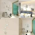 thumbnail image 4 of nipocaio 2 Sets Mirror Wall Stickers Butterfly Flower Vine Pattern Wall Sticker for Kids Bedroom Living Room DIY Decoration, 4 of 5