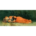 thumbnail image 3 of Homer, Winslow 14x8 Black Modern Framed Museum Art Print Titled - The New Novel, 3 of 5