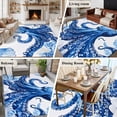 thumbnail image 5 of 5'x8' Area Rugs, Blue Octopus Coastal Indoor Outdoor Area Rug for Living Room Bedroom, Nautical Summer Beach Ocean Washable Bathroom Rugs Kitchen Floor Carpet Mats Home Decor Aesthetic, 5 of 8