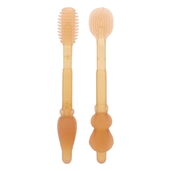 Kit para el primer cepillo de dientes para bebé, juego de cepillo de dientes para bebés con forma de dedo, cepillo de dientes para niños pequeños, juego de cepillo de dientes p