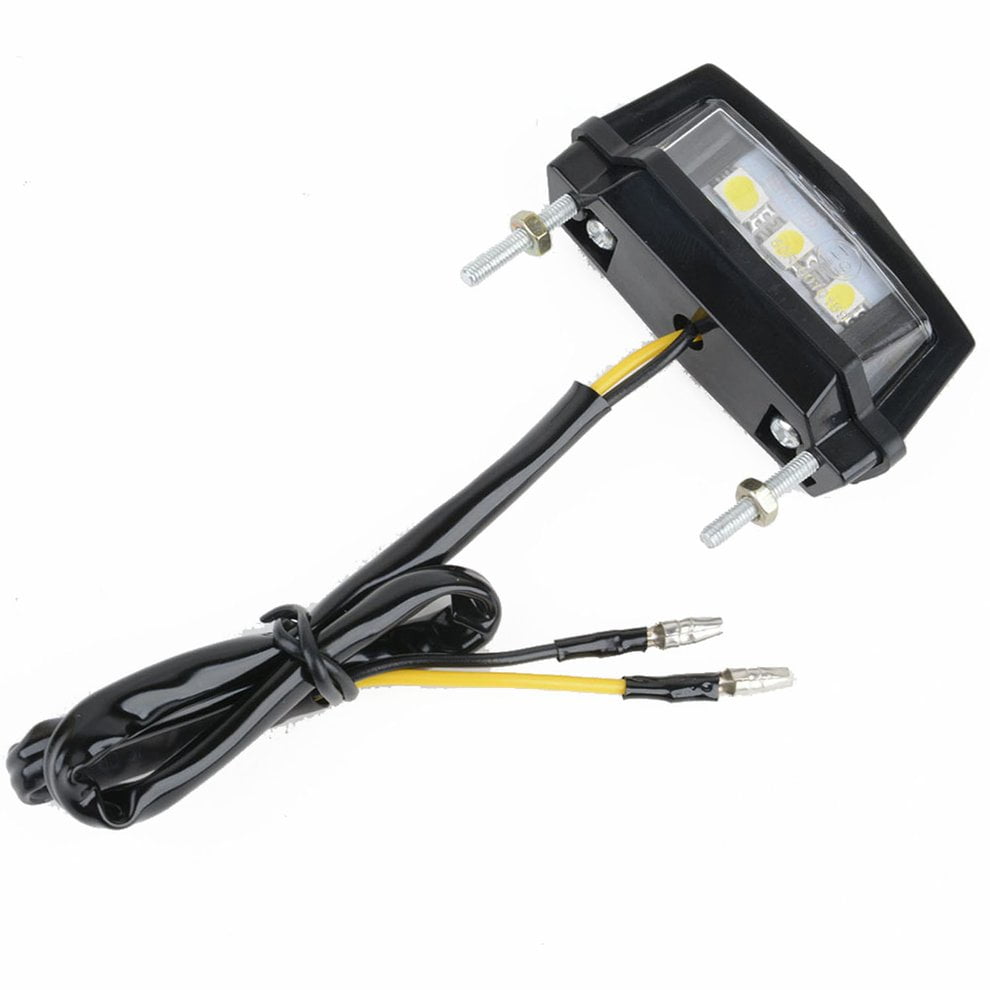 motorcycle licence plate light