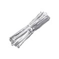 thumbnail image 4 of Unique Bargains 3-Inches Metallic Twist Ties for Bags Silver 1000pcs, 4 of 4