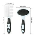 thumbnail image 2 of Topekada Slicker Dog Comb and Brush for Long Hair, Gently Dog Hair Brush and Sturdy Double Sided Grooming Comb, Puppy Hair Pin Brush for Small Medium Large Pets with Long Hair, 2 of 7