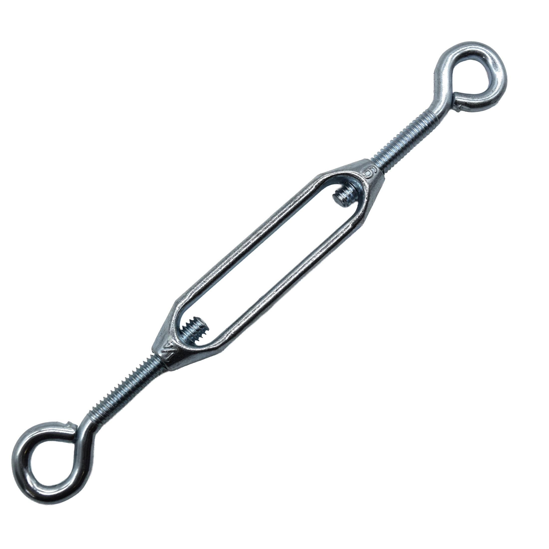 (5 pack) Eye and Eye Turnbuckle, Steel, Zinc Plated, Peerless Chain Company, #4727838, Silver, 1 Count