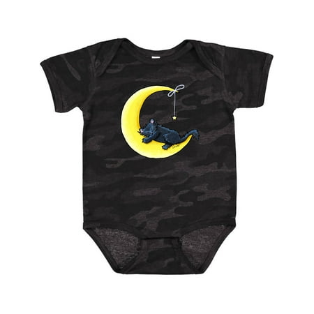 

Inktastic Black Cat Lunar Love Gift Baby Boy or Baby Girl Bodysuit