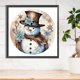 thumbnail image 3 of 5D bricolaje taladro redondo completo diamante pintura invierno muñeco de nieve Kit hogar decoración arte artesanía FLhrweasw Nuevo, 3 of 9