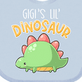 thumbnail image 4 of Inktastic Gigi's Lil' Dinosaur with Cute Stegosaurus Boys or Girls Baby Bib, 4 of 4
