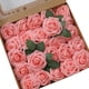 thumbnail image 2 of Shenmeida - Ramo de 25 rosas artificiales de seda para decoración de bodas, centros de mesa, fiestas y hogares, 2 of 7