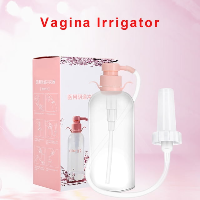 Irrigador de vagina reutilizable, irrigador de vagina Ducha anal Dispositivo de irrigación de lavado vaginal Dispositivo de irrigación de limpieza vaginal Experiencia incomparable