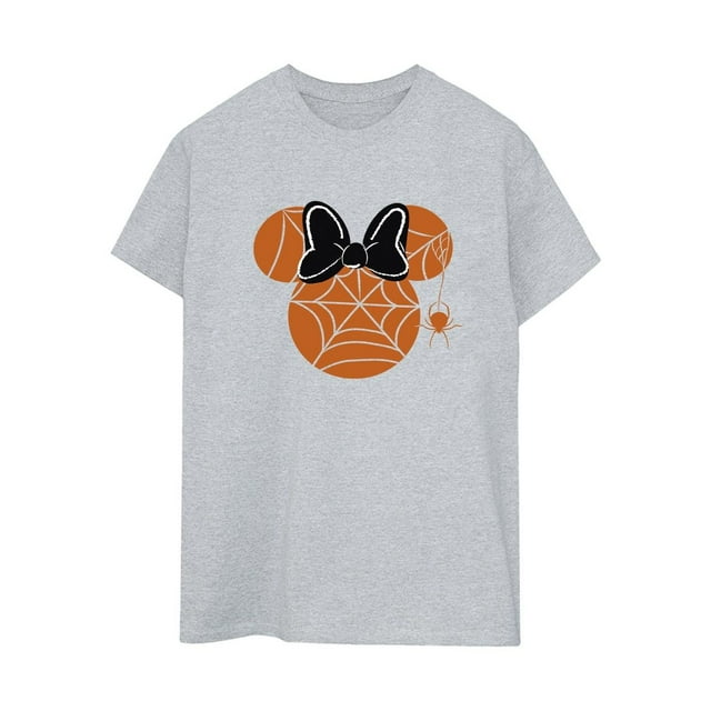 Minnie Mouse Womens Cobweb Boyfriend T-Shirt