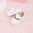 thumbnail image 5 of Yoyauz Baby Girl Mary Jane Shoes Anti Slip Rubber Sole Ballet Slippers Princess Dress Wedding Shoes Newborn Kids Shoes Toddler Shoes（0-12 Month）, 5 of 9