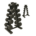 thumbnail image 1 of Rack para Mancuernas 5 Niveles Soporte Organizador de Pesas Compacto, 1 of 5