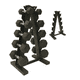 thumbnail image 1 of Rack para Mancuernas 5 Niveles Soporte Organizador de Pesas Compacto, 1 of 5