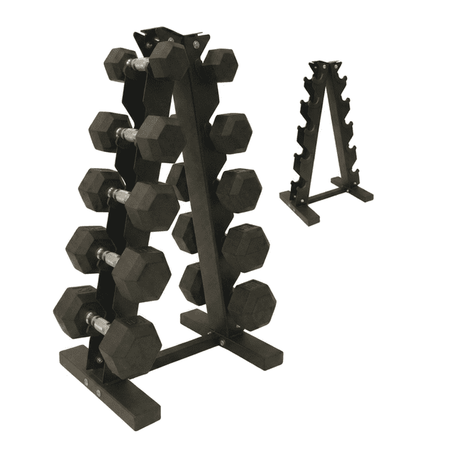 Rack para Mancuernas 5 Niveles Soporte Organizador de Pesas Compacto