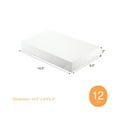 thumbnail image 4 of Christmas Gift Boxes for clothes 14.5x9.5x2 Inches, Shirt Gift Boxes, White Large Gift Boxes with Lids (Pack of 12), 4 of 7