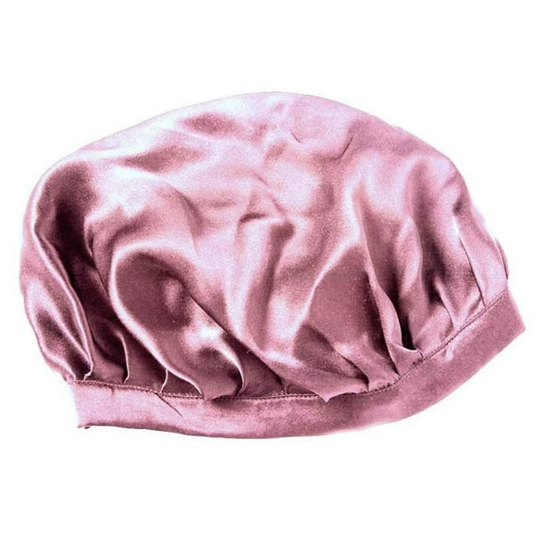 Xingzhi Lace-up Mulberry Silk Hat Home Sleeping Cap Elastic