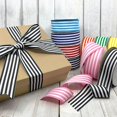 thumbnail image 2 of Morex Ribbon Polyester Grosgrain Striped Decorative Ribbon, 3/8" by 20 Yard", Navy Blue, 2 of 2