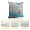 thumbnail image 4 of COMIO  Decorative Throw Pillow Cover for Couch Sofa,Blue Cable Red Ski Lift Gondolas Moving in Snow Mountains Car Home Decor Pillow case, 4 of 5