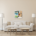 thumbnail image 2 of Global Gallery's 'Aventure II' by Teo Vals Perelli Stretched Canvas Wall Art, 2 of 3