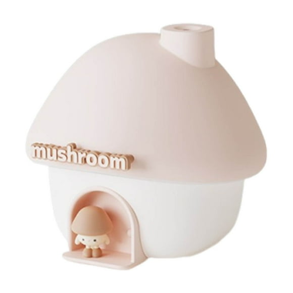EGNMCR Humidifier Wireless Small Night Light Office Home Dormitory Bedroom Silent Colorful Gradient Light mushroom house humidifier