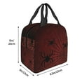 thumbnail image 3 of Honeii Spiders On A Web Print Lunch Bag Women, Lunch Box Lunch Bag for Women Adult Men, Small Leakproof Cute Lunch Tote Large Capacity Reusable, 3 of 8