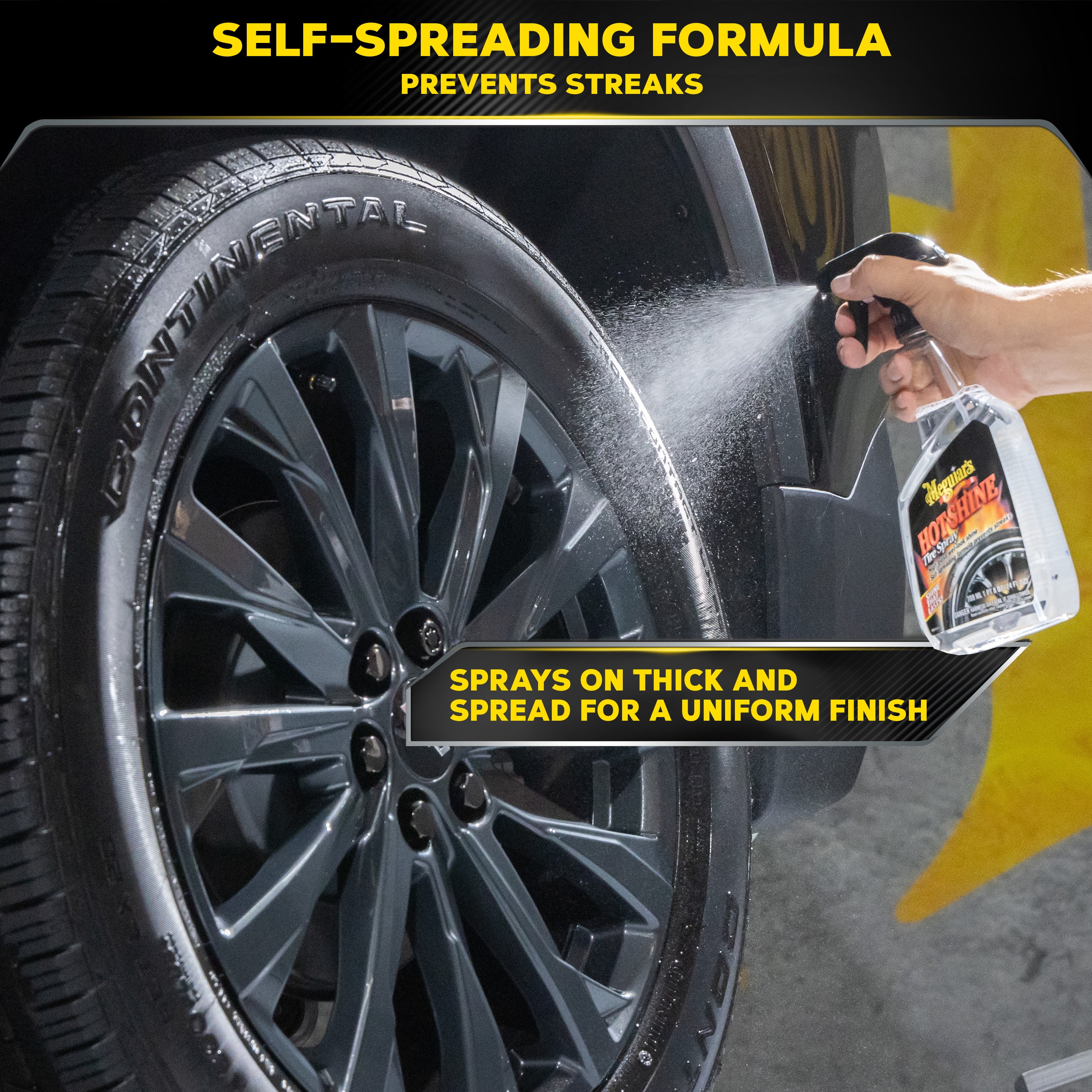 Tyre Shine Spray Meguiar's Hot Shine Reflect, 425ml - G192215EU - Pro  Detailing