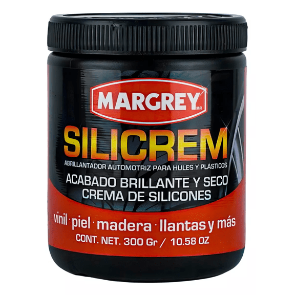 Abrillantador para Llantas y Plásticos Silicrem 300 g