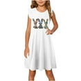 thumbnail image 2 of LOVZFMLL Robe Enfant Fille Manches Bouffantes Robe Princesse Longue Robe à Sequins Canoniques, 2 of 7