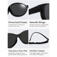 thumbnail image 5 of TINHAO Womens Polarized Fit Over Glasses Sunglasses Wear over Glasse with UV Protection, 5 of 7