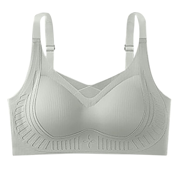 Zpanxa Wireless Push Up Bra for Women Lift Support Seamless Comfort Lightly Padded T-Shirt Bra Everyday Wear No Underwire