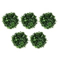thumbnail image 6 of 4 Pack Artificial Grass Ball Boxwood Balls Plant Topiary Green, 6 of 8
