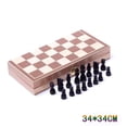 thumbnail image 4 of Juego de Ajedrez de Madera Sunnimix Plegable para Niños y Adultos, 4 of 6