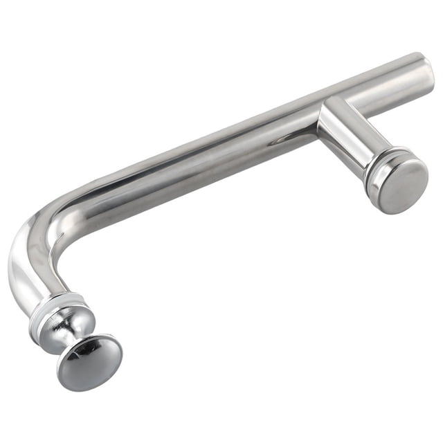 Bgsha Poignée de Porte en Verre Application Salle de Douche Traitement Brossé Installation Facile Poignée en Verre Acier Inoxydable de Haute Qualité