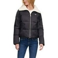 thumbnail image 6 of Levi's Women's Molly Sherpa Lined Puffer Jacket Size: Medium, Color: Black, 6 of 6