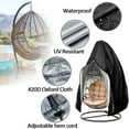 thumbnail image 4 of Funda para silla colgante Dinheiro Egg 210D, funda para silla colgante para silla colgante Egg doble, funda para soporte de patio de 230 x 200 cm, funda para silla colgante para silla Cocoon, 4 of 6