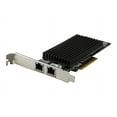 thumbnail image 3 of StarTech.com Dual Port 10G PCIe Network Adapter Card, Tehuti TN4010 10GBASE-T & NBASE-T PCI Express Network Interface Adapter 10/5/2.5/1GbE Multi Gigabit Ethernet 5 Speed NIC LAN Card - Network Adapter Card (ST10GSPEXNDP) - Network adapter - PCIe 2.0 x8 - 10Gb Ethernet x 2 - black, 3 of 7