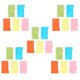 thumbnail image 1 of 25PCS A6 Divider Set Colored Binders Divider Index Cards Notepad Notebook Accessories School Stationery, 1 of 4