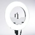 thumbnail image 3 of Impressions Vanity 13.5 Inch Desktop Dimmable LED Vanity Studio Ring Light with Stand, Accessories, 3 of 7