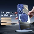 thumbnail image 2 of for Samsung Galaxy A56 5G Magnetic Clear Case Compatible with MagSafe, Drop Protection Ultra Slim Shockproof Anti-Scratch Phone Case with Camera Lens Protector Dust-Proof for Men Women - Blue, 2 of 7