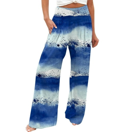 

Casual Pants for Women for Work Tall Womens Wide Leg Long Pants High Waist Drawstring Loose Weight Fit Casual Trousers Comfy Pants Linen Pajamas Women